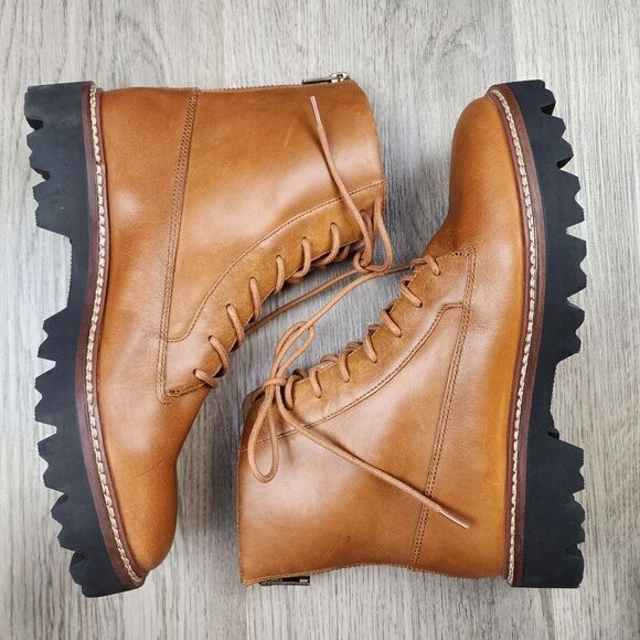 NWOB Madewell The Citywalk Lug Sole Lace Up Boots size 7 - Picture 5 of 9